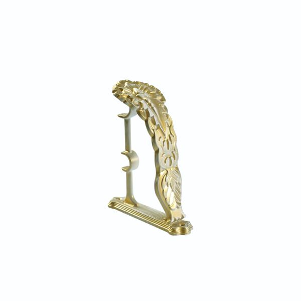 Painted Surface Treatment Metal Pipe Curtain Rods Customized Length For Hotel Renovation