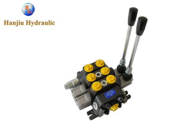 Padrão manual de alta pressão da válvula de controle direcional do litro DCV60 para máquinas de perfuração