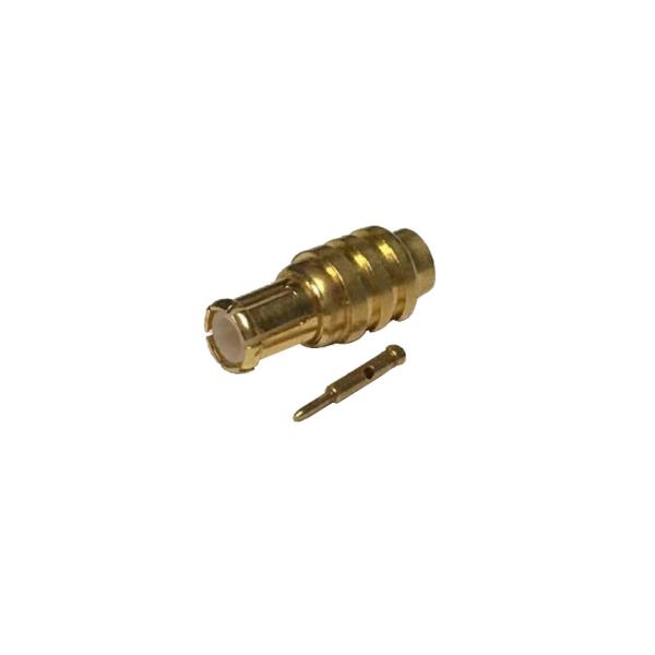 Professional MCX Waterproof Coaxial Connector  50 Ohm Panel Mounting With Cable