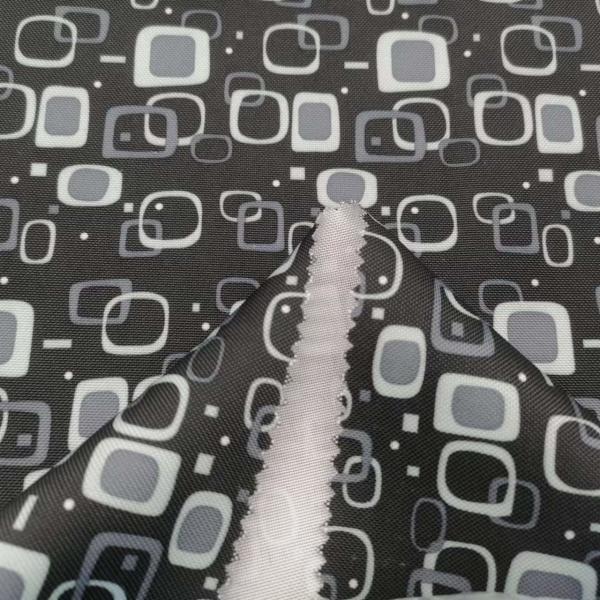 Printed Waterproof Pu Coated Polyester Oxford Cloth Fabric 130gsm 300DX300D