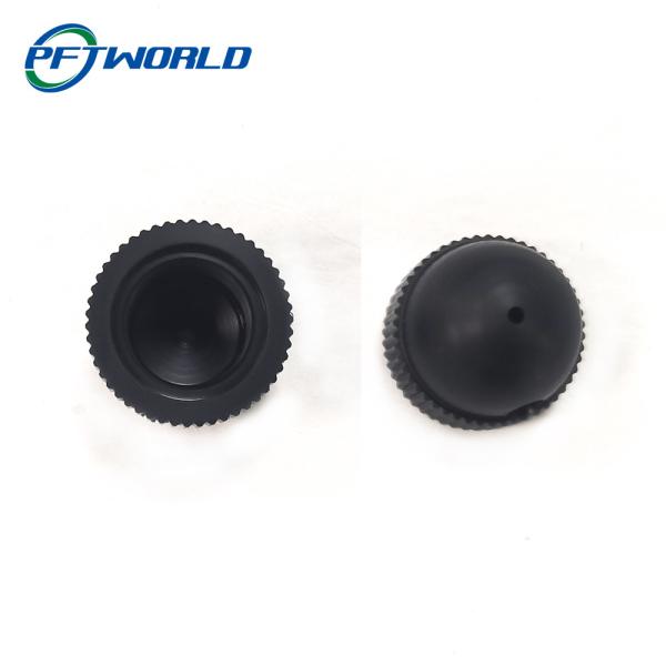 Pièce de rotation en aluminium médicale de peinture de commande numérique par ordinateur, composant de rotation en laiton de brossage