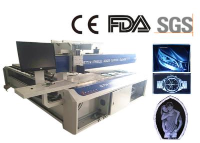 Big Scale 3D Crystal Laser Engraving Machine , Rapid Scanner Subsurface Engraving Machine