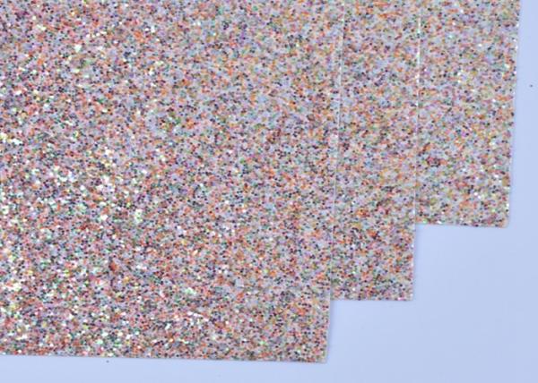 Folk Art 12*12 Chunky Glitter Paper 0.8mm Thickness For Making Hair Bows