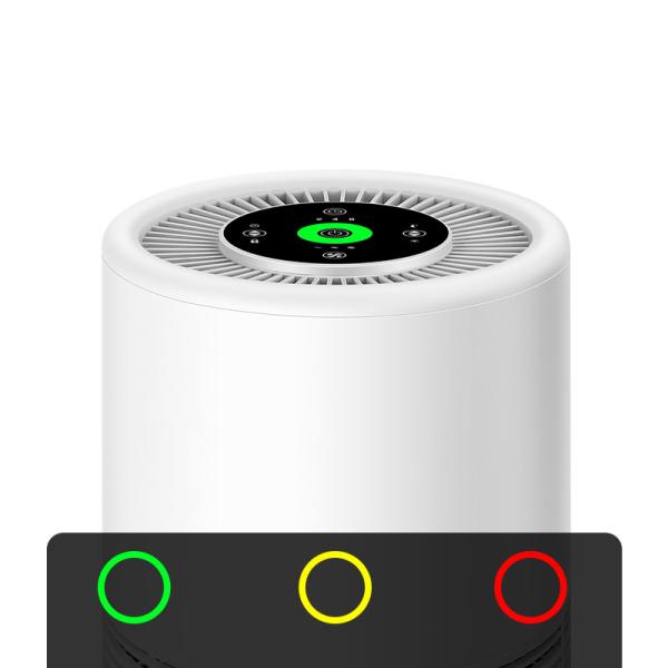 White ABS TVOC Sensor Baby Air Purifier Bedroom Living room Oiifce Small Szie