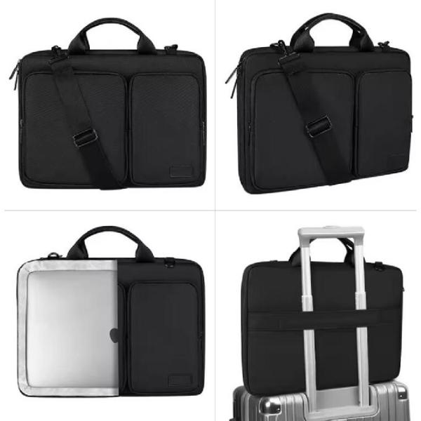 Polyester 15.6 Light Waterproof Portable Briefcase Laptop Bag
