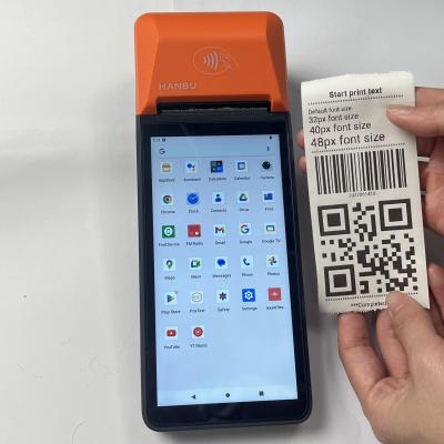 User Friendly Smart POS Terminal Mobile Android POS System 5.99 Inch With NFC Support