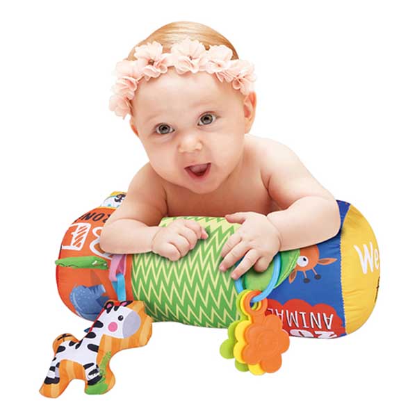 подушка младенца 13.8*38cm мягкая младенческая, подушка времени Tummy младенца 100 полиэстер