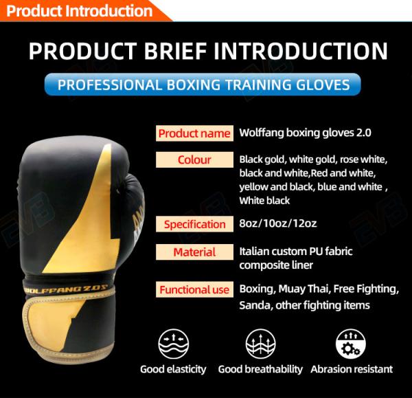Sublimated Sports Exercise Boxing Gloves 14OZ Gloves For Heavy Bag