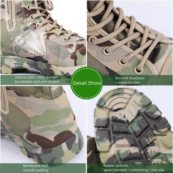 Summer High Top Ultra Light Training Tactical Boots Comfortable Cushioning