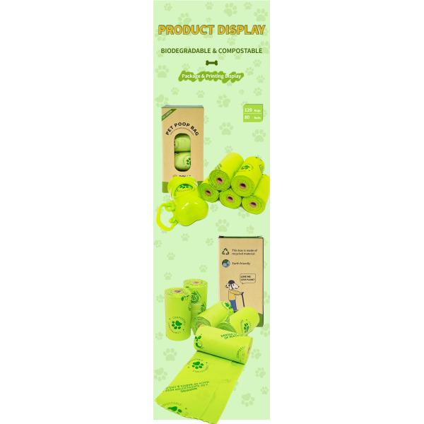 Biodegradable Compostable Degradable Dog Poop Bag Eco-Friendly Pet Waste Disposal Bag