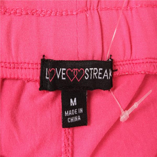 Pink Women'S Pull On Knit Shorts 92% Polyester 8% Spandex