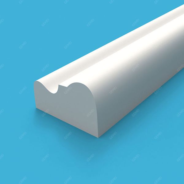 85001 24mm Hot Sale Light Weght Primed White small PU Smooth Waterproof Moulding