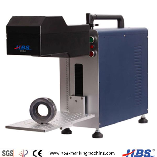 Mobile 3D Fiber Laser Metal Engraving Machine 20W 30W For Jewelry