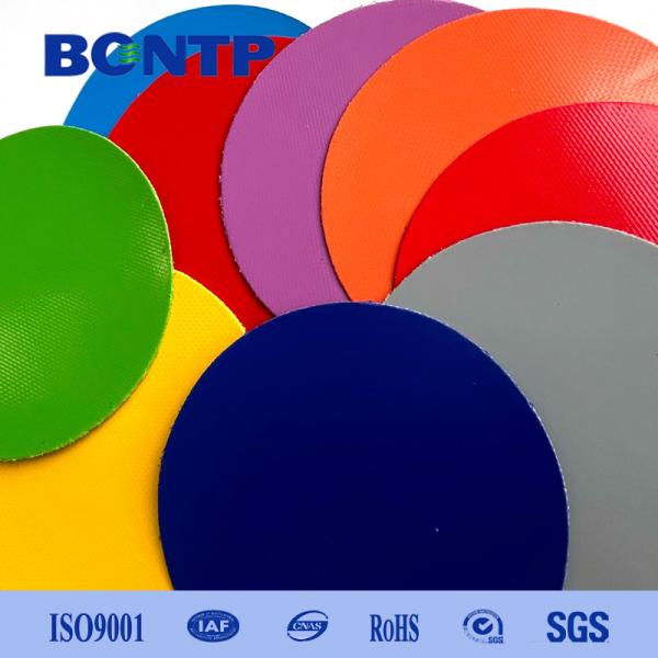 0.4 - 1.2mm PVC Coated Covering Tarpaulin   Temperature Resistance ≤70℃