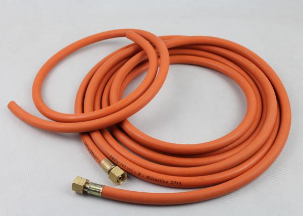 Orange ID 6mm NBR Lpg Gas Hose For  Industrial Usage