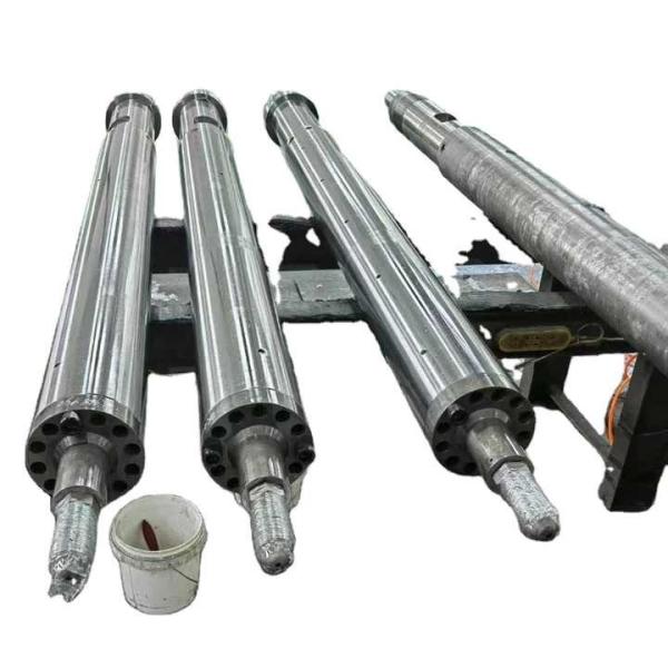 ZHOUSHAN Bimetallic Single Injection Molding Machine Screw Barrel / Injection Moulding Screw Barrel