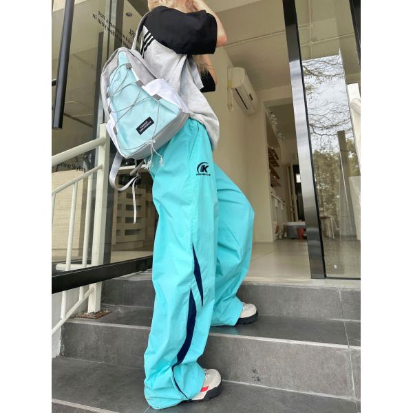 Vintage Decoration 95% Polyester Tracksuit For Women's Men Summer Sportswear Trousers