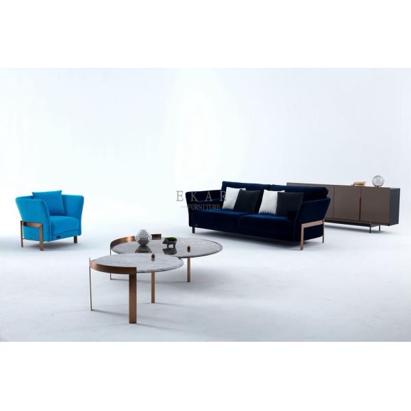 Modern Italian Design European Single Seat Fabric Sofa