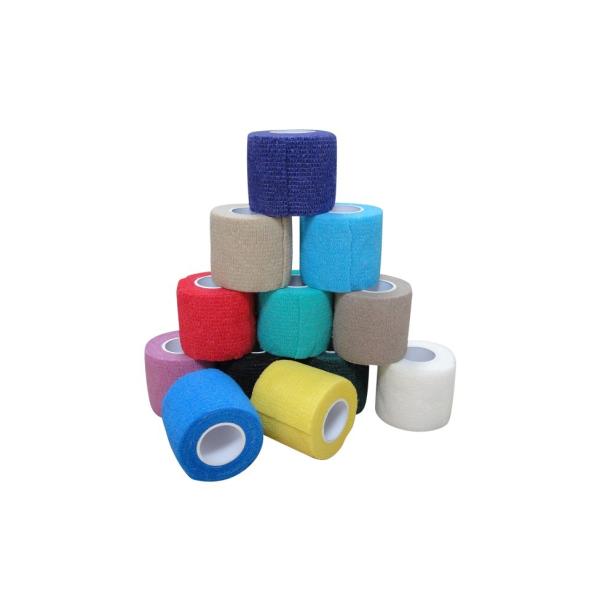 vendaje flexible cohesivo de la cinta médica impermeable Látex-libre