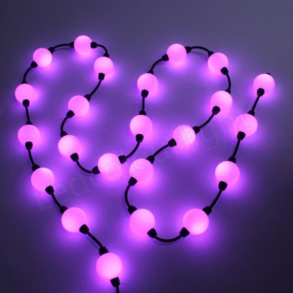 50mm DMX512 WS2811 3D Pixel Ball Light String for Christmas Holiday Lighting