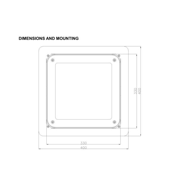 White Waterproof 100 W COB Led Street Light Fixtures High Lumen For Gas Station