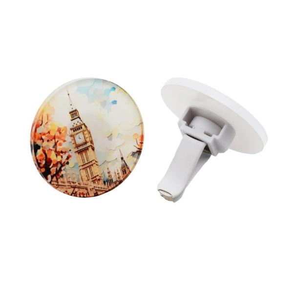 DIY Printable Blank Acrylic Sublimation Car Vent Clip Air Freshener For Heat Transfer