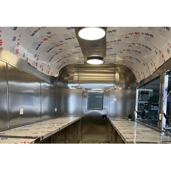 Remorques mobiles de nourriture de couleur personnalisable de remorque de nourriture de concession de réfrigération