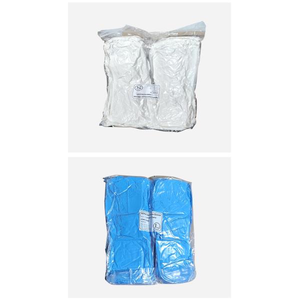 Guantes de nitrilo desechables sin látex sin polvo de grado médico e industrial azul / rosa tamaños XS-L aprobado por la FDA protección flexible y cómoda