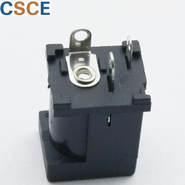 Vertical DC Power Jack Connector / Panel Mount DC Power Jack Insulation Resistance ≥500mΩ