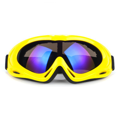 Elastic Strap Vintage Moto Goggles , Motocross Roll Off Goggles Good Toughness