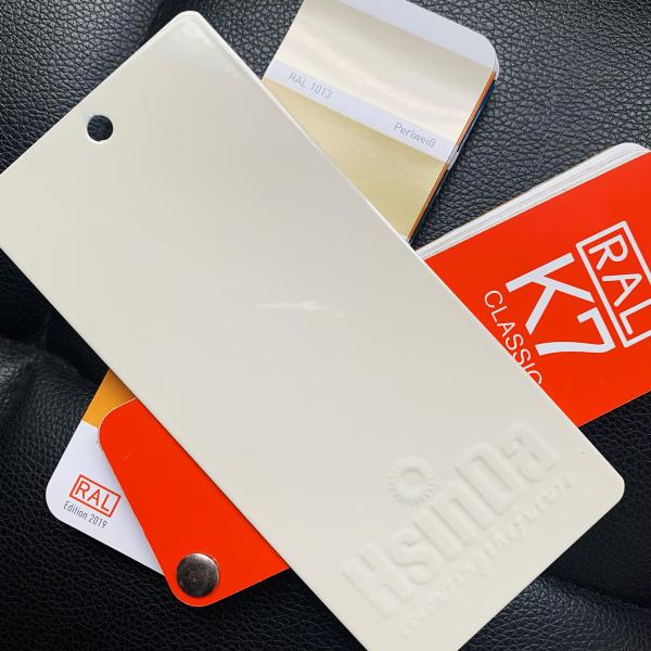 RAL 1013 Остричное белое порошковое покрытие Внешняя долговечность для мебели и ограждений