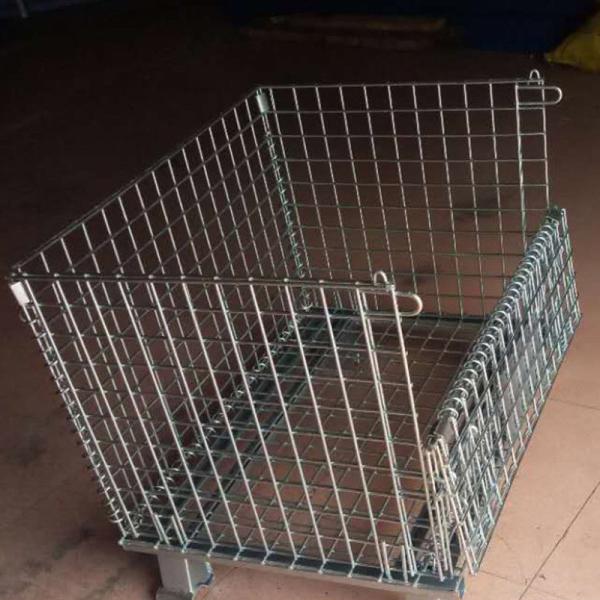 600kg Warehouse Storage Cages With Wheels For Supermarket Odm