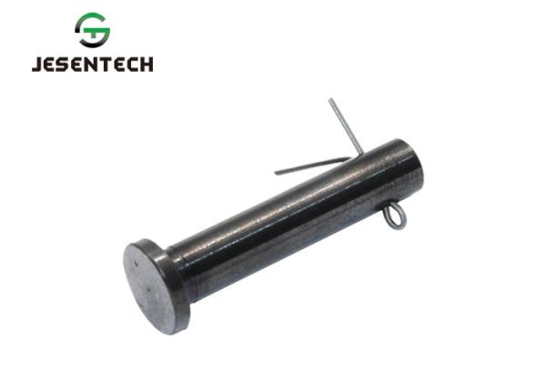 CNC Turning Machining Hinge Pin Black Color Stepped Type For Assembly Line
