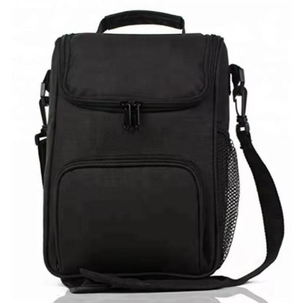 Thermal Food Cooler Insulated Polyester Crossbody Lunch Bag