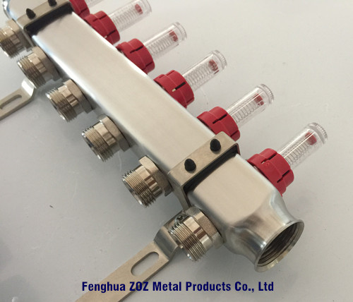 ZZ18011 Stainless Steel Bar Manifold for PEX Radiant Floor Heating