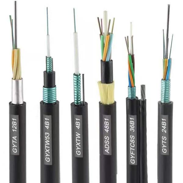 16 24 Core Fiber Optic Cable GYXTW For Telecommunication