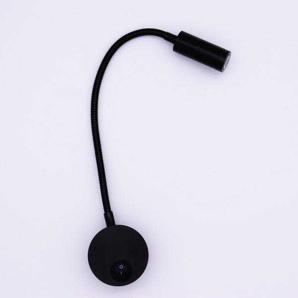 Convenient USB Charging Port Flexible LED Wall Reading Light for Hotel Guests