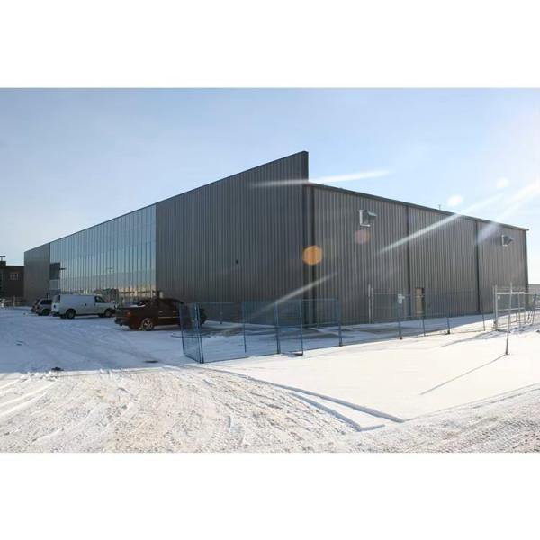 Gymnasium Industrial Style Prefabricated Steel Structure Building with Sandwich Panel