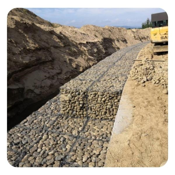 Hexagonal 1x1x1 Gabion panier et personnalisable selon vos besoins