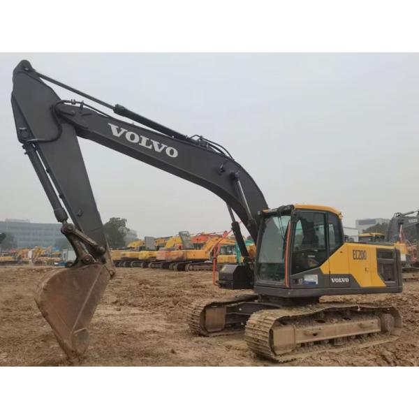Подержанный Volvo EC200D Ming Digger Crawler Excavator Подержанный 20тонный экскаватор