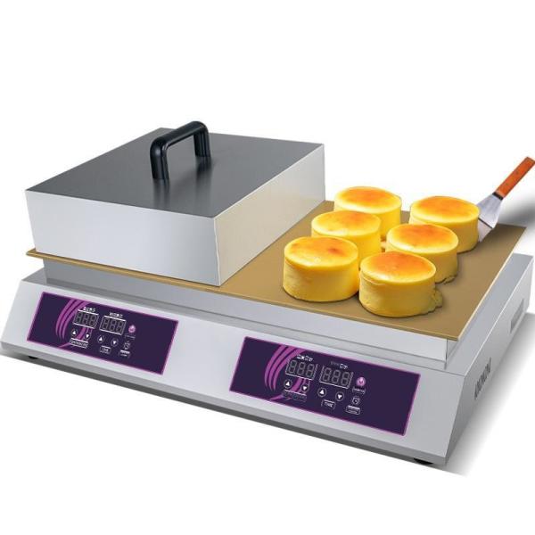 Compact Waffle Maker with Thickened Stainless Steel Construction and Electric Heating