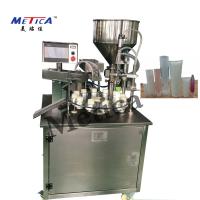 Relleno semi auto de la crema dental y volumen de aislamiento de la tolva de la máquina 25BPM 40L