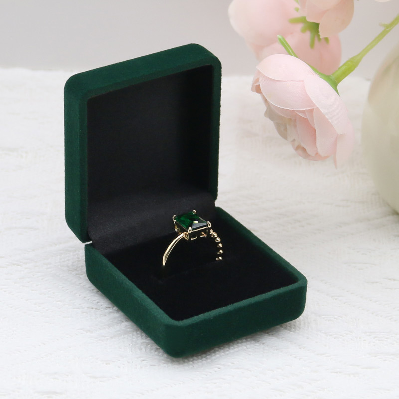 Custom Designed Velvet Jewelry Box Collection With Minimalistic Rectangular Shape