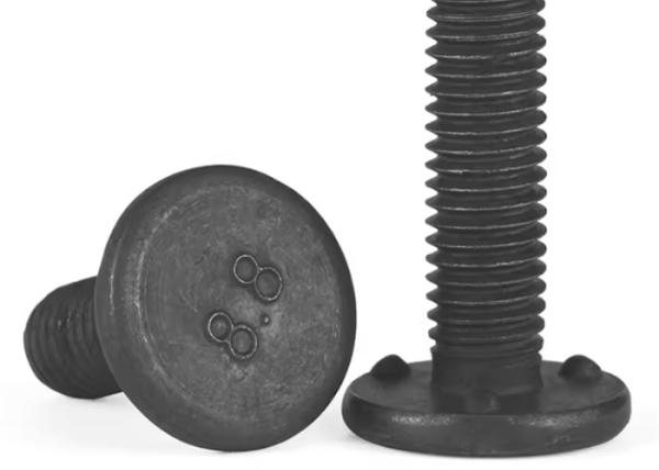 Black M8 M12 Carbon steel Weld STUD Bolt with Nut washer Class8. 8 Grade 8.8 Welded stud
