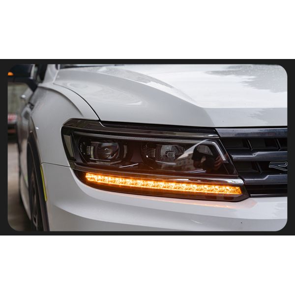 Demillon Turn Signal for Volkswagen Tiguan L Headlight2017-2020 Modified High-End Led Headlights Daytime Running Lights