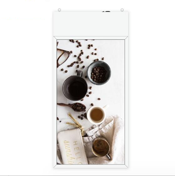 21.5 Ultra Slim Elevator Digital Signage Wall Mounted Lift Advertising LCD Screen Android WiFi Media Player OEM
