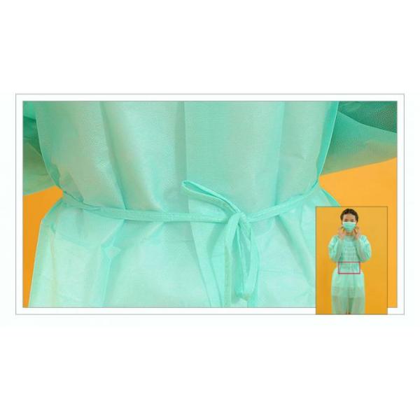 Various Sizes Hydrophilic Disposable Isolation Gowns  Available With Extra Long Ties