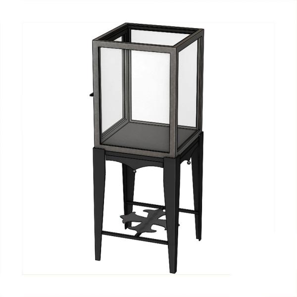 Iron Art Style Jewelry Display Showcase For Watch / Jade Shop Interior Design