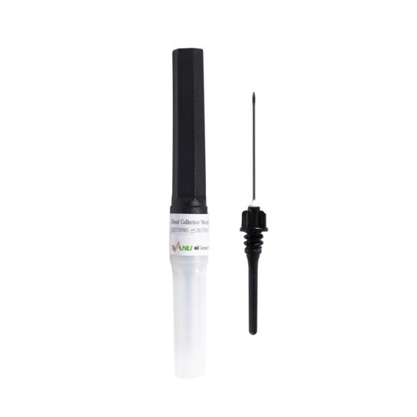 Multi Sample Blood Collection Needles 22G Blcak Color Disposable