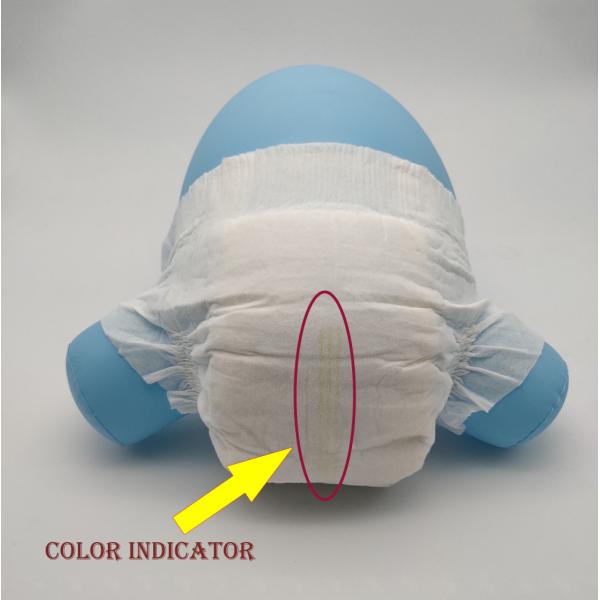 Ultra Thin Nonwoven Disposable Diaper Pants with Green Blue ADL